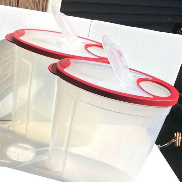 RUBBERMAID Flex and Seal Cereal Keeper Storage Container 1.5 Gallon Set of 2 - Picture 6 of 11